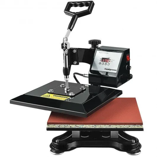 12" x 10" Heat Press Machine Swing-Away Digital Transfer Sublimation T-Shirt