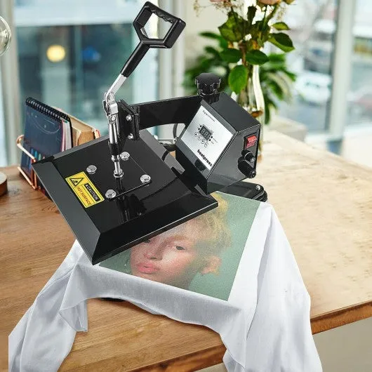 12" x 10" Heat Press Machine Swing-Away Digital Transfer Sublimation T-Shirt