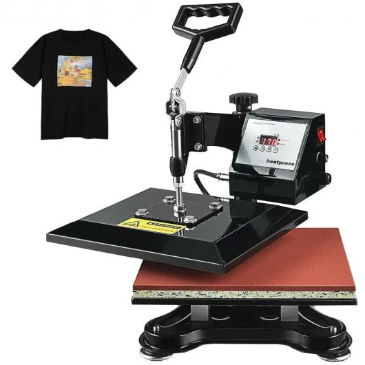 12" x 10" Heat Press Machine Swing-Away Digital Transfer Sublimation T-Shirt