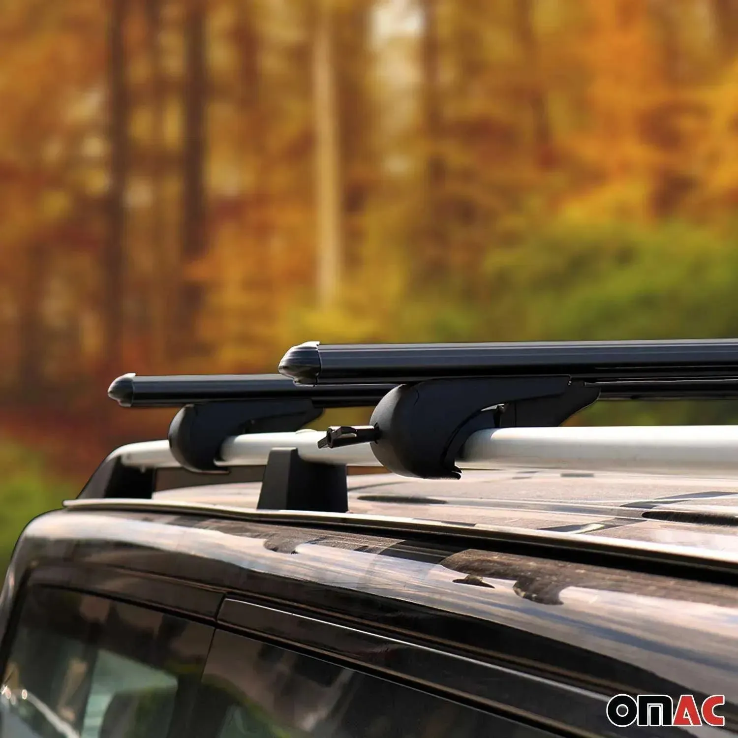 2000-2007 Ford Focus Wagon Roof Rack Cross Bars Black