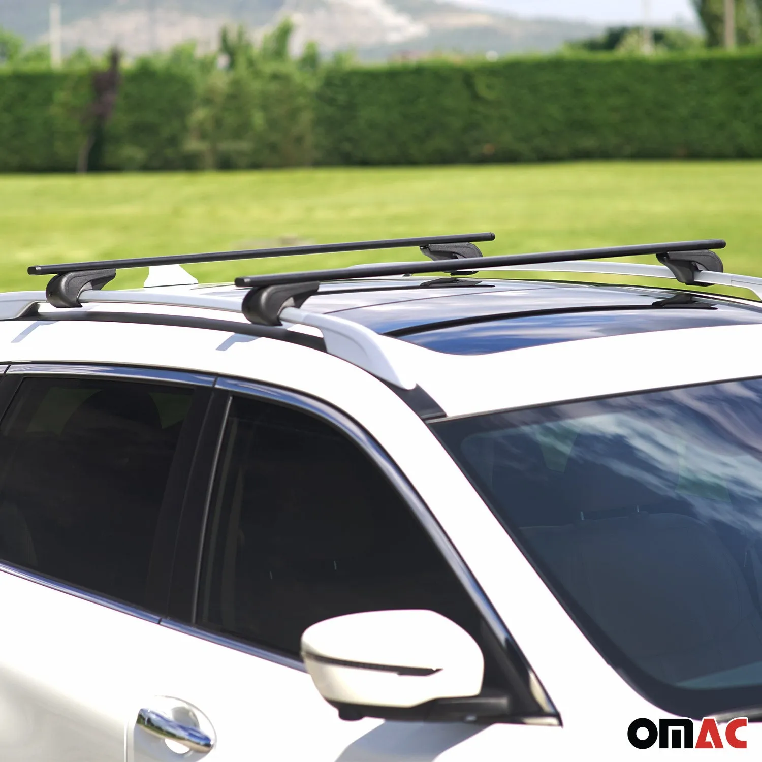 2001-2005 Audi A4 Wagon Roof Rack Cross Bars Black