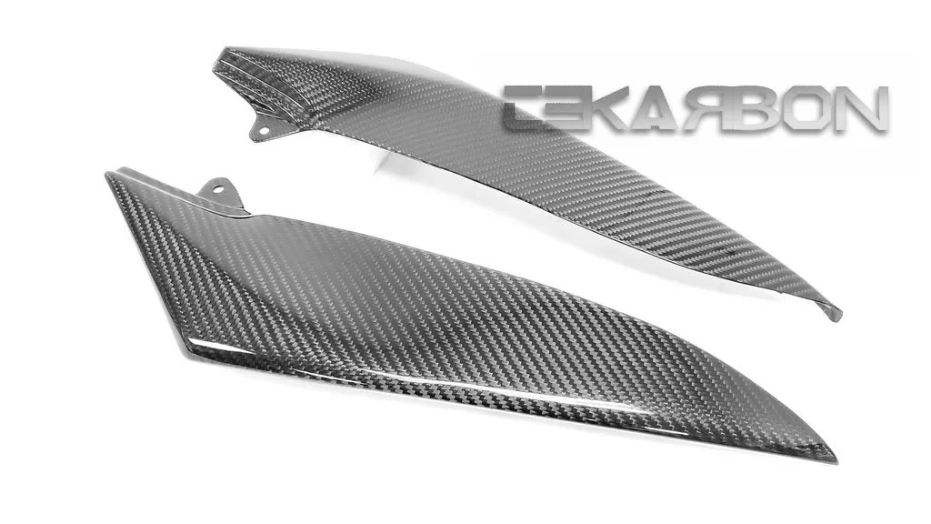 2004 - 2006 Yamaha R1 Carbon Fiber Side Tank Panels (Twill)