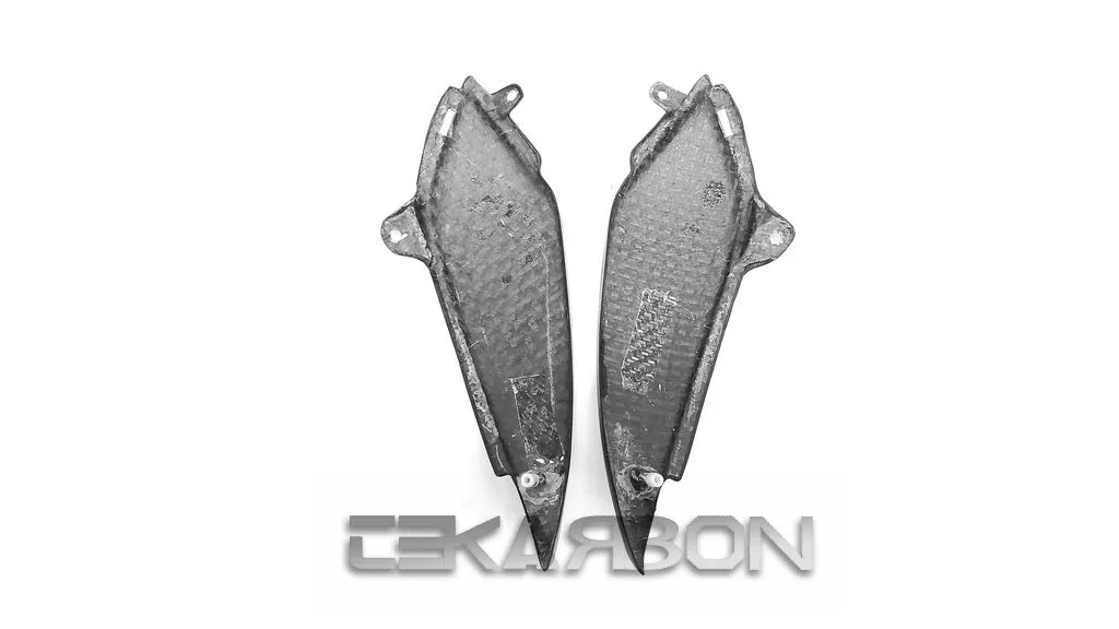 2005 - 2006 Kawasaki ZX6R Carbon Fiber Front Side Tank Panels