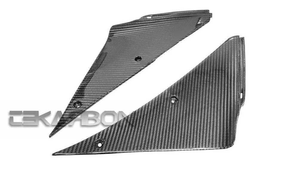 2005 - 2006 Kawasaki ZX6R Carbon Fiber Inner Side Panels