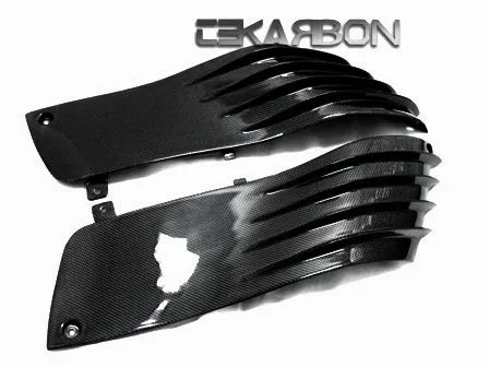 2006 - 2011 Kawasaki ZX14R Carbon Fiber Side Tank Panels