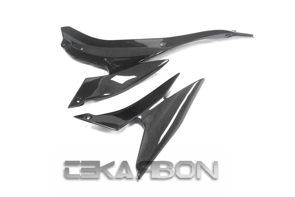 2007 - 2008 Kawasaki ZX6R Carbon Fiber Side Panels