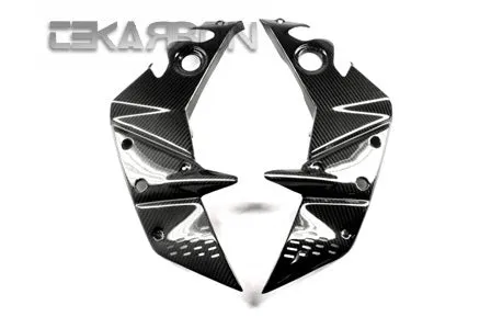 2007 - 2011 Kawasaki Z750 Carbon Fiber Side Fairing Panels