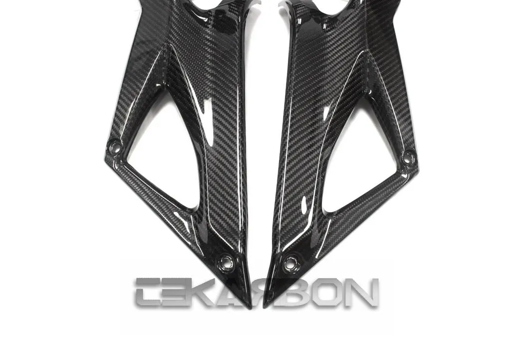 2007 - 2012 Ducati Superbike 1198 1098 848 Carbon Fiber Side Tank Panels