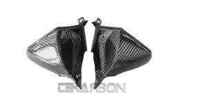 2007 - 2012 Honda CBR600RR Carbon Fiber Headlight Side Panels