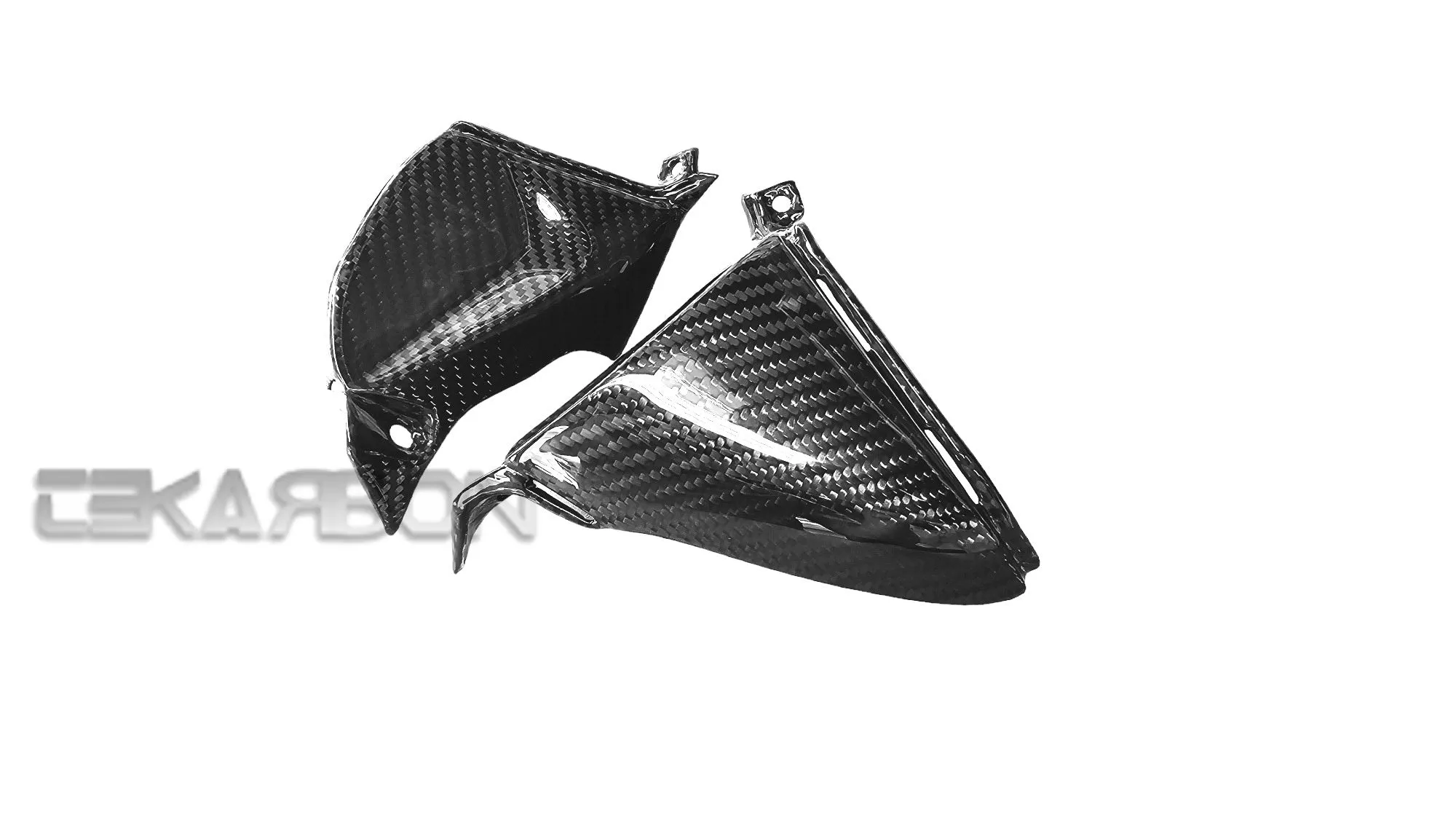 2007 - 2012 Honda CBR600RR Carbon Fiber Headlight Side Panels