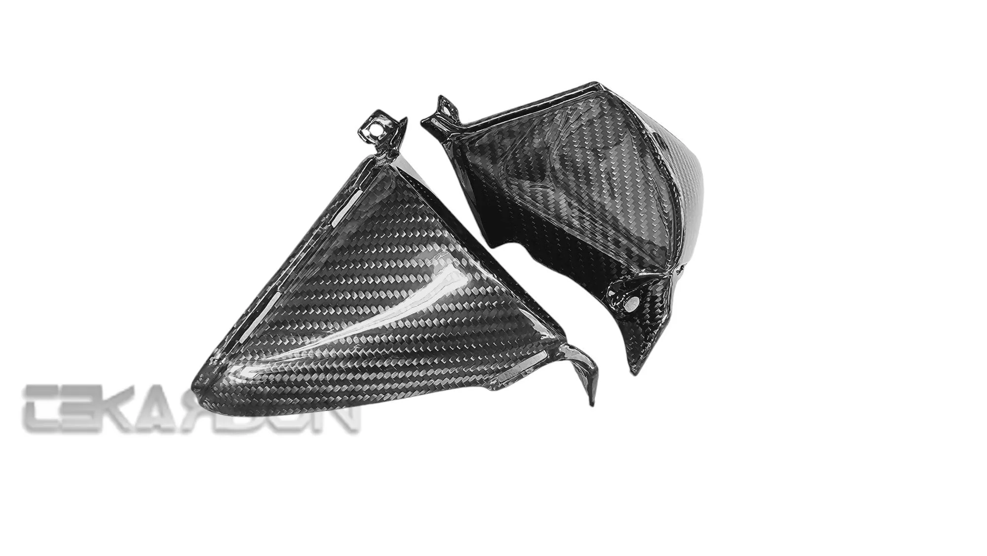 2007 - 2012 Honda CBR600RR Carbon Fiber Headlight Side Panels