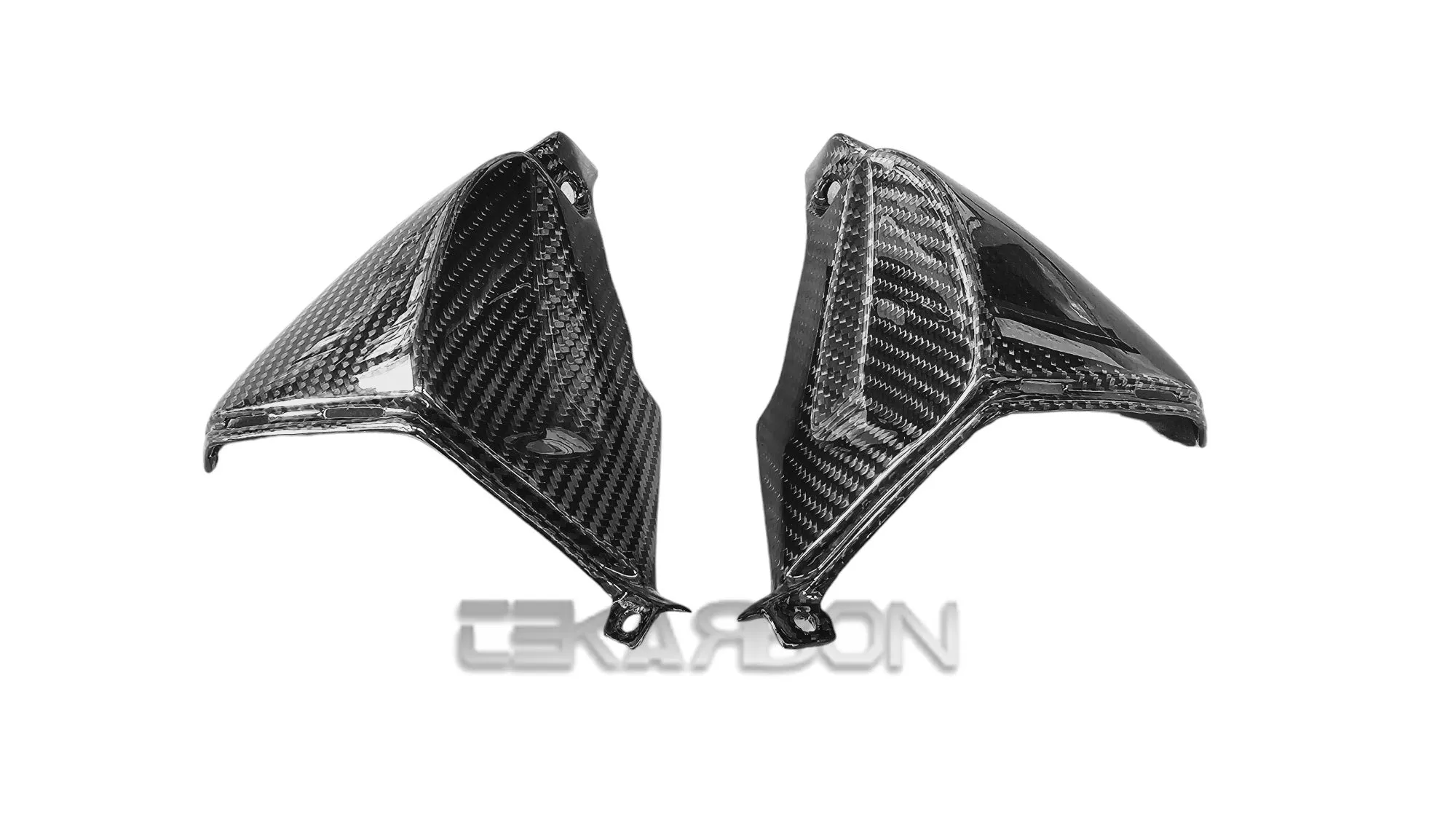 2007 - 2012 Honda CBR600RR Carbon Fiber Headlight Side Panels