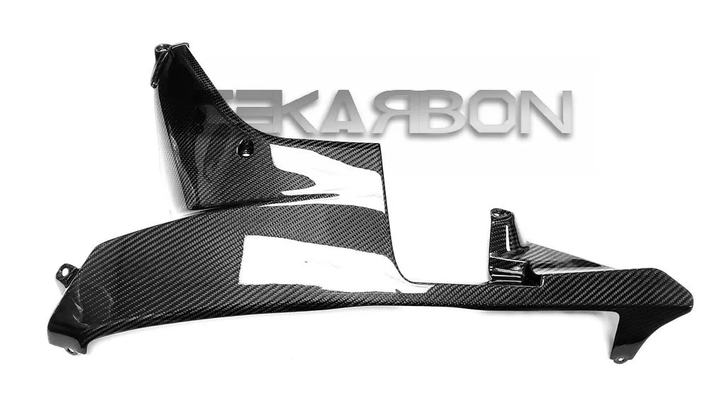 2007 - 2012 Honda CBR600RR Carbon Fiber Lower Side Fairings