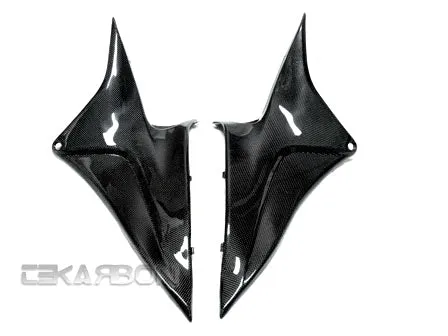 2007 - 2012 Honda CBR600RR Carbon Fiber Side Tank Panels