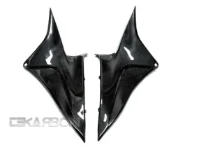 2007 - 2012 Honda CBR600RR Carbon Fiber Side Tank Panels