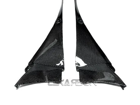 2008 - 2011 Honda CBR1000RR Carbon Fiber Inner Side Panels (Plain Weave)