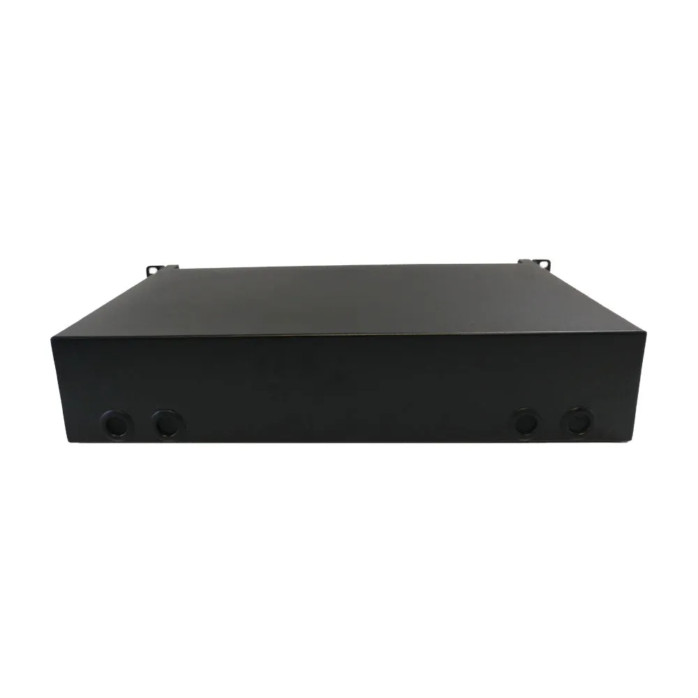 2U 19" Rackmount FDU with Slide Out  (holds 4 panels) (Non-LGX) - Black