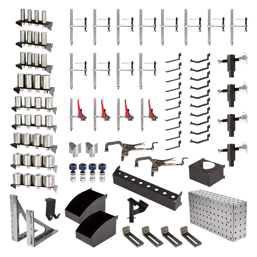 4x8 MOBILE WELDING STATION & TOOL BOARD w/ ACCESSORY KITS