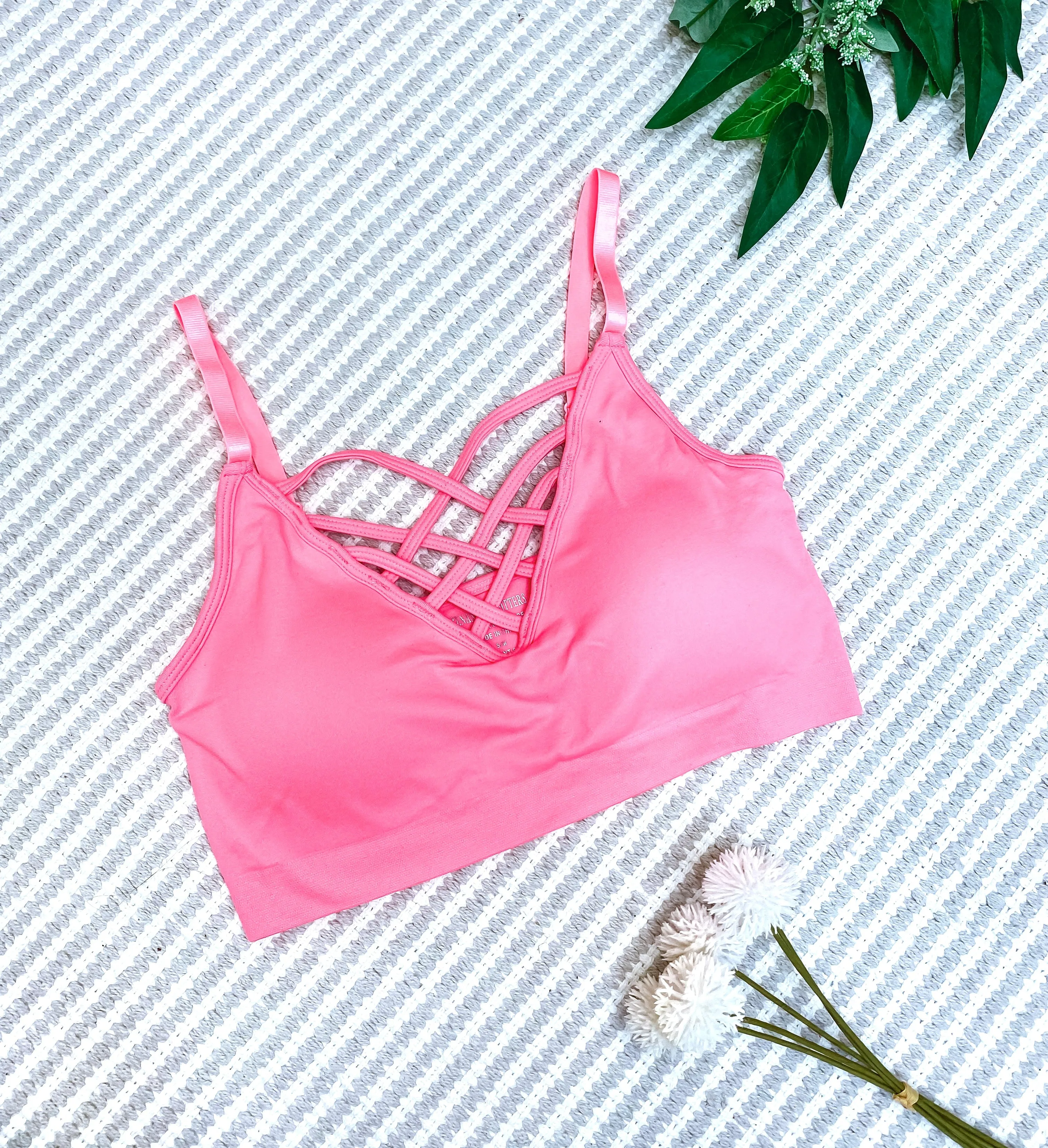 #614 Neon Pink Bralette