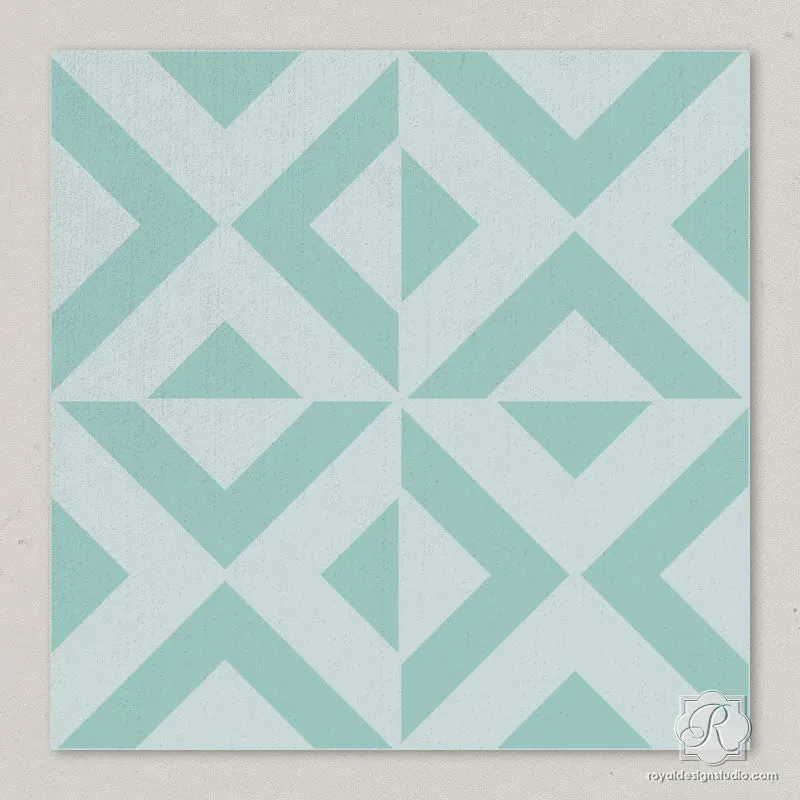 All the Angles Moroccan Craft Stencil