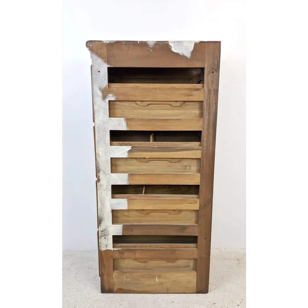 Antique Oak Filing Cabinet Drawers #1