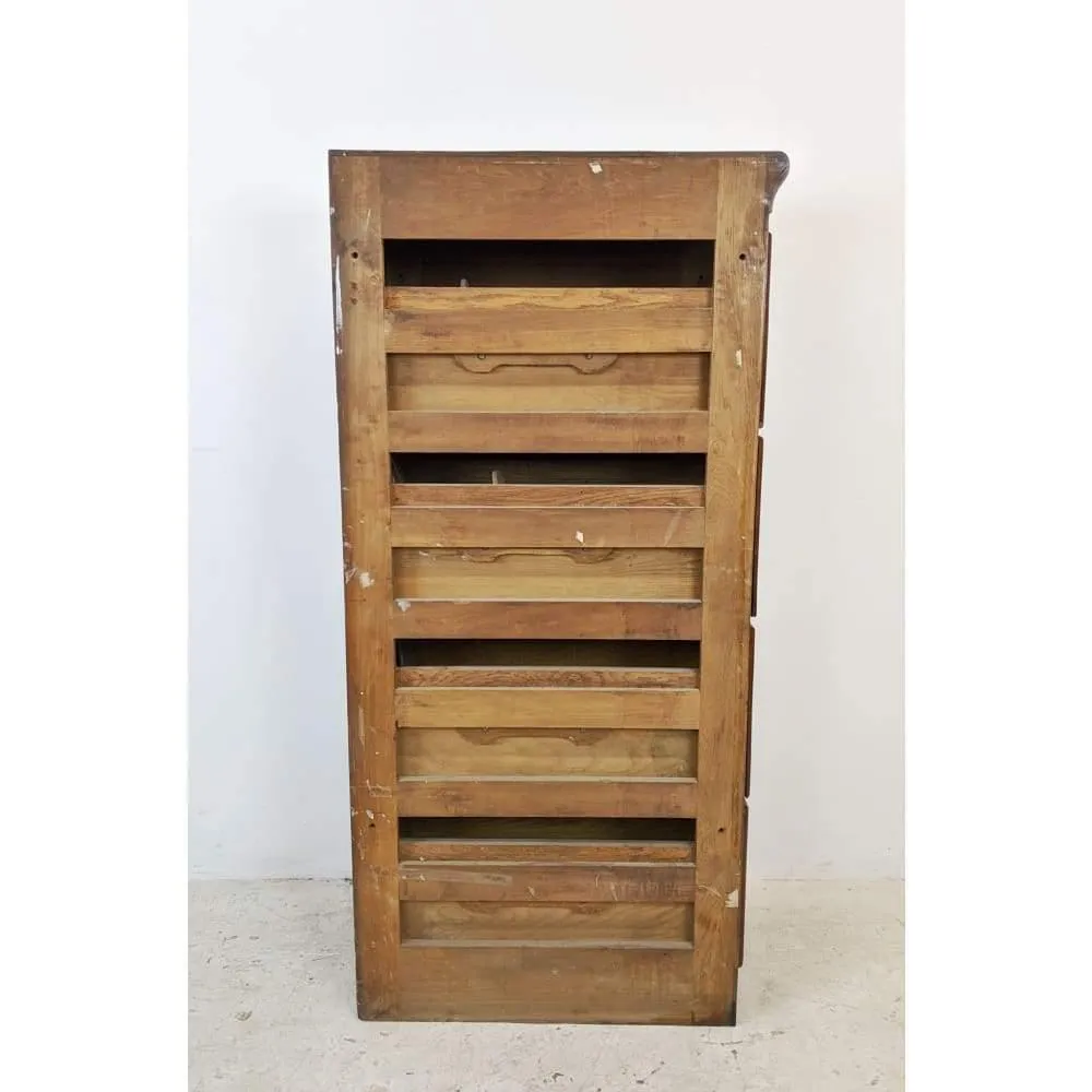 Antique Oak Filing Cabinet Drawers #1