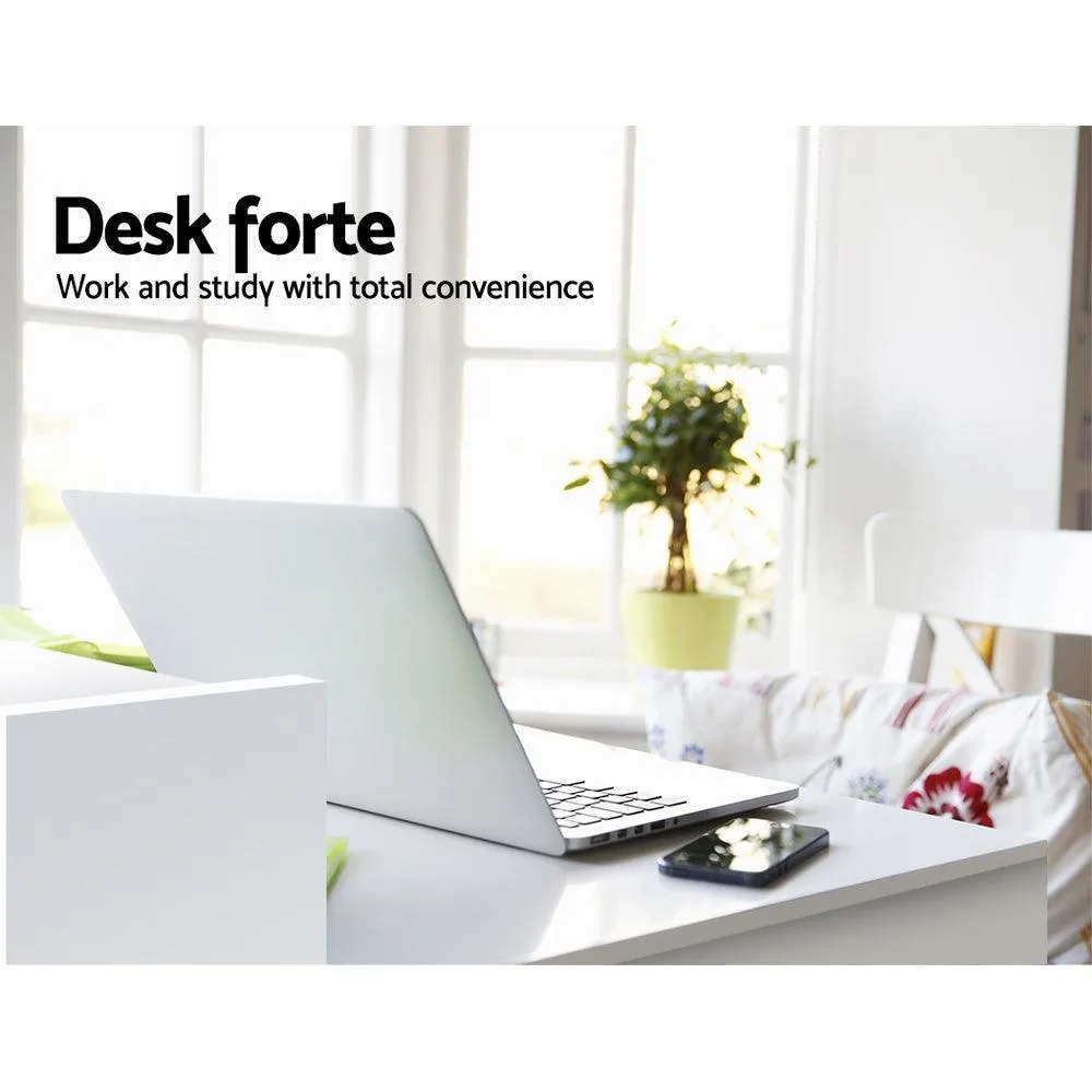 Artiss Office Computer Desk with Storage - White