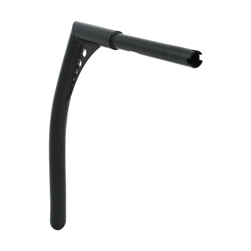 Attitude Inc Bonanza Handlebar, Black Powder Coat 14 Inc , 1-1/4 in. Ape Hangers, For Harley Softail Sportster Fat Boy Dyna