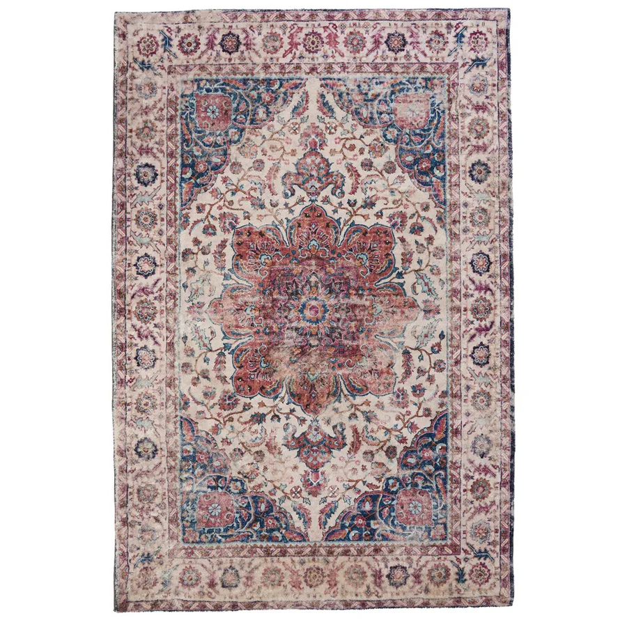 Babylon Multicolour Traditional Distressed Large Rug