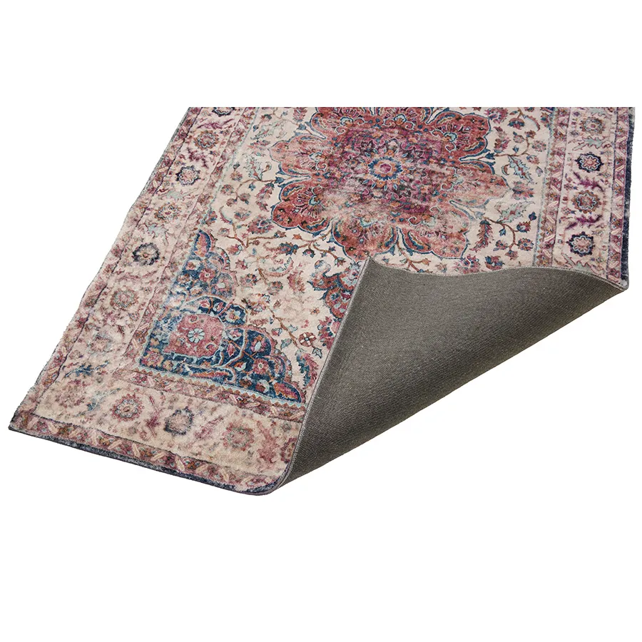 Babylon Multicolour Traditional Distressed Large Rug