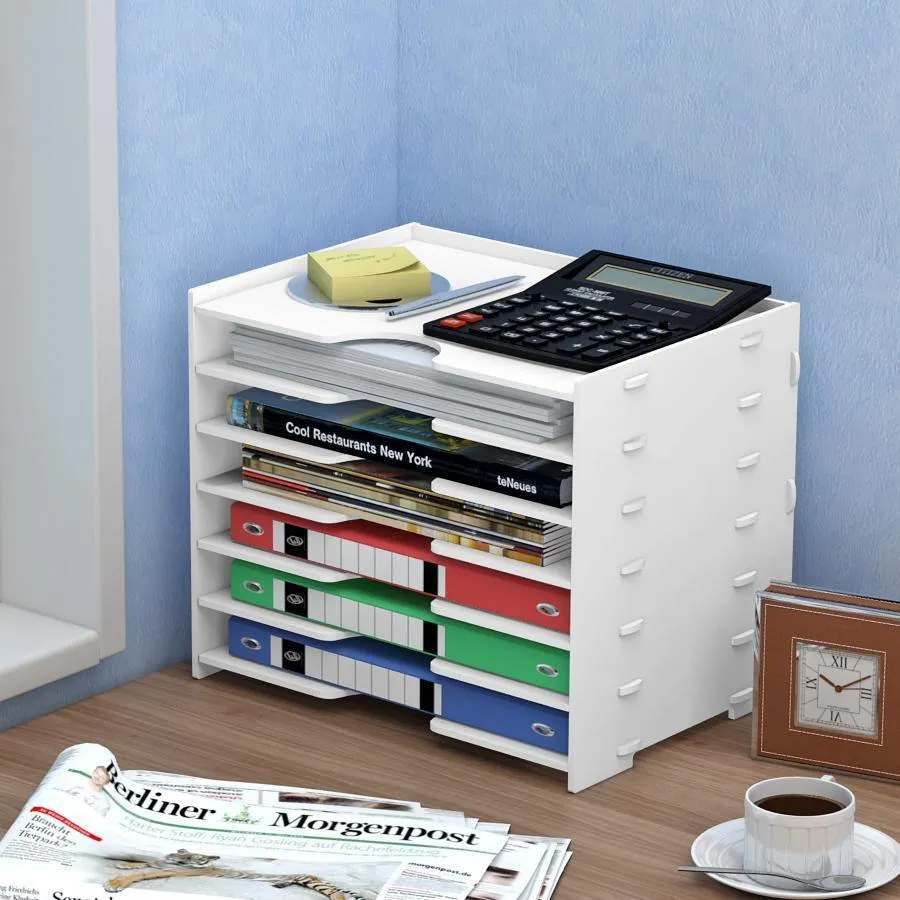 Best Office Filing Rack In PVC Board Rack By Miza