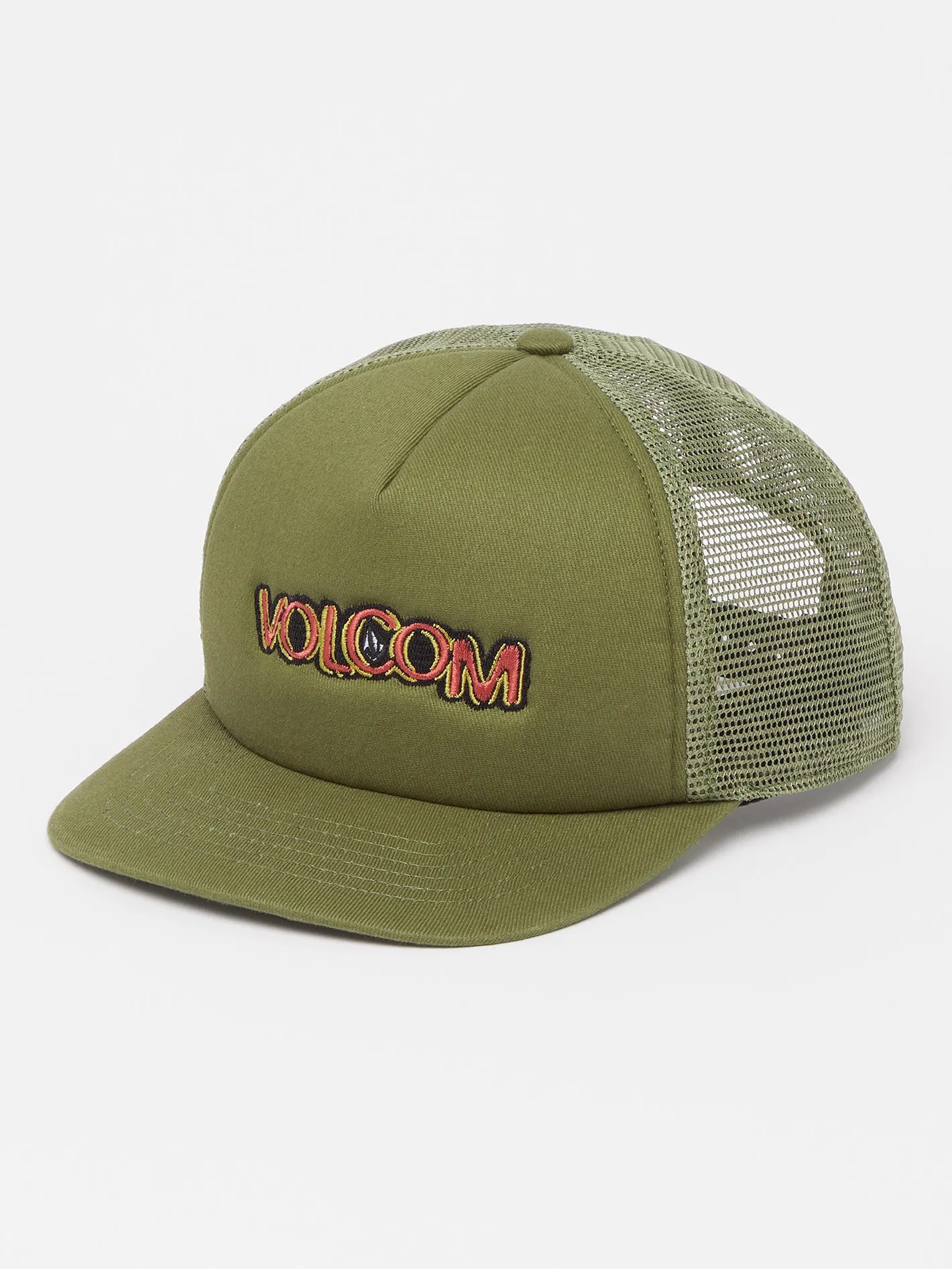 Big Boys Trux Cheese Hat - Military