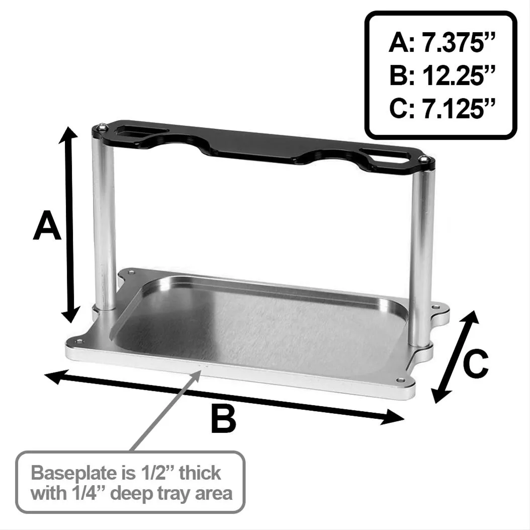 Billet Specialties Billet Battery Mounts 248910