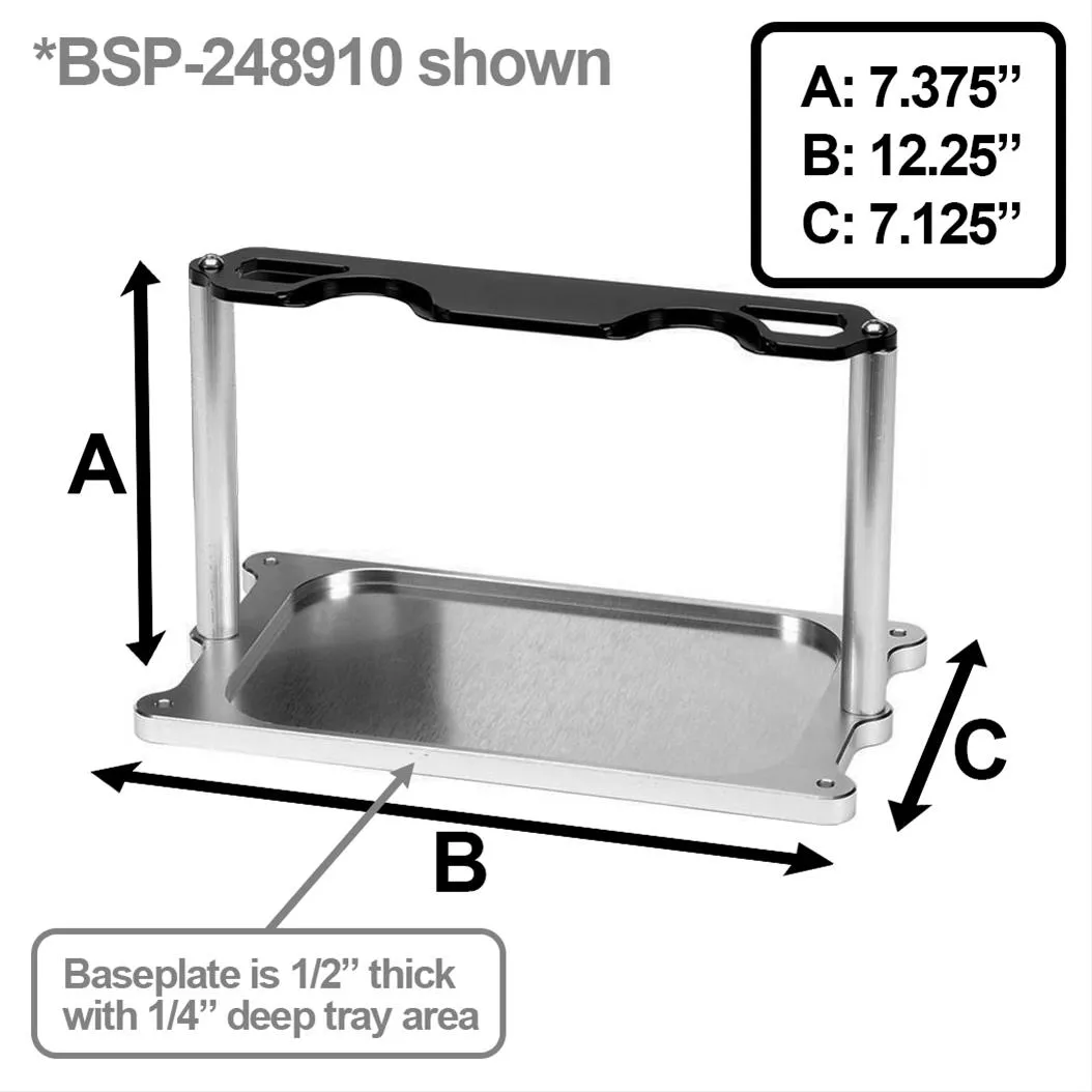 Billet Specialties Billet Battery Mounts 248915