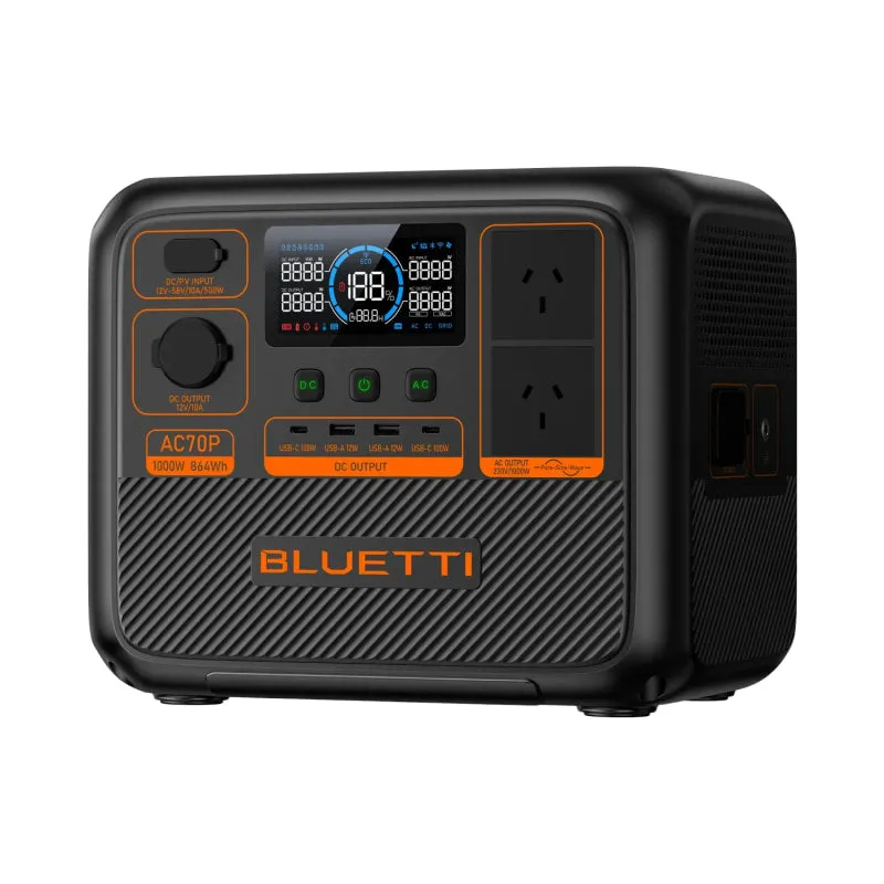 Bluetti AC70P Portable Power Station | 1000W