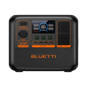 Bluetti AC70P Portable Power Station | 1000W