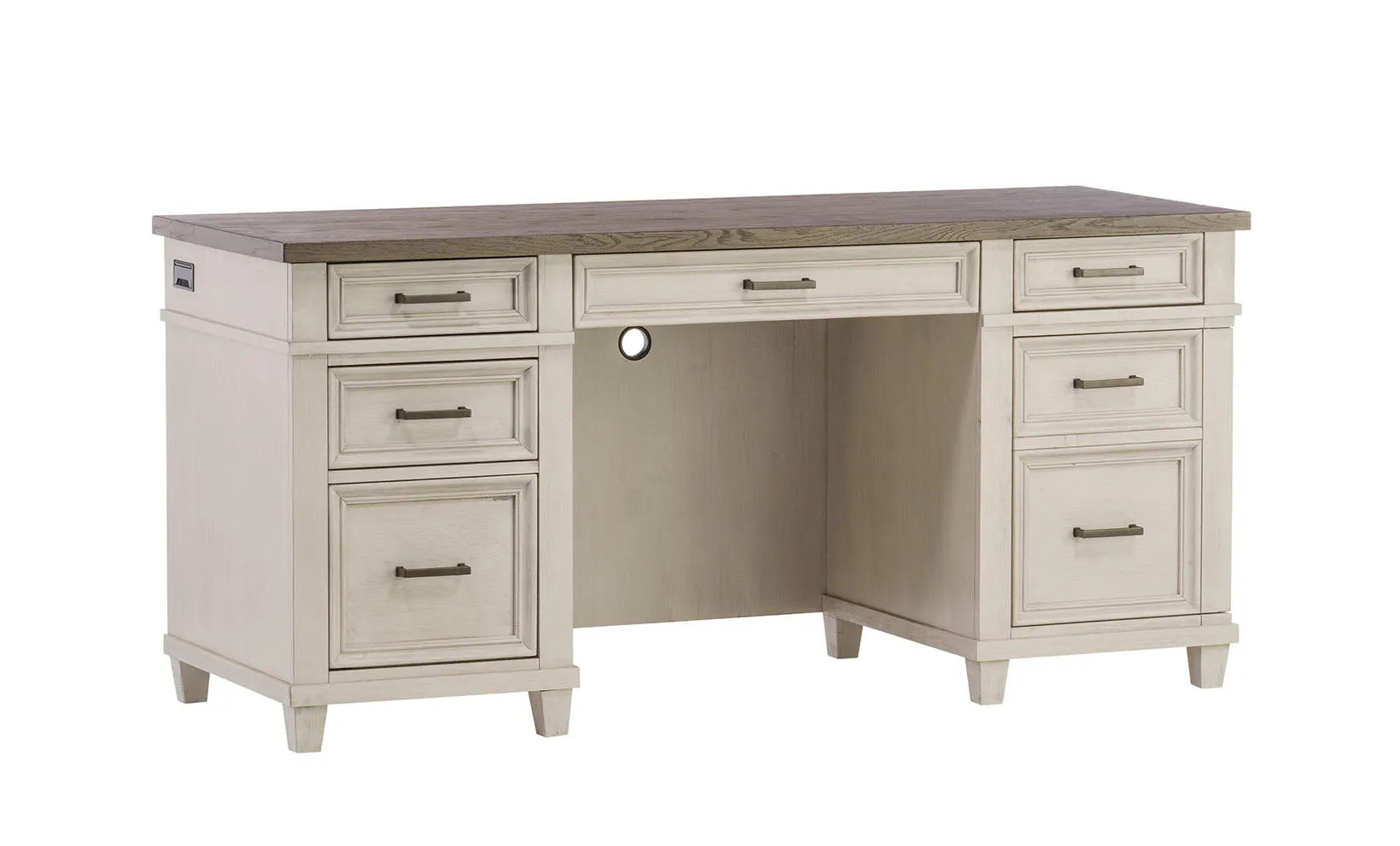 Caraway Credenza Desk and Hutch