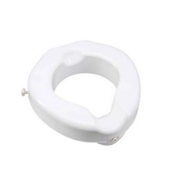 Carex Safe Lock Raised Toilet Seat  4-1/4"