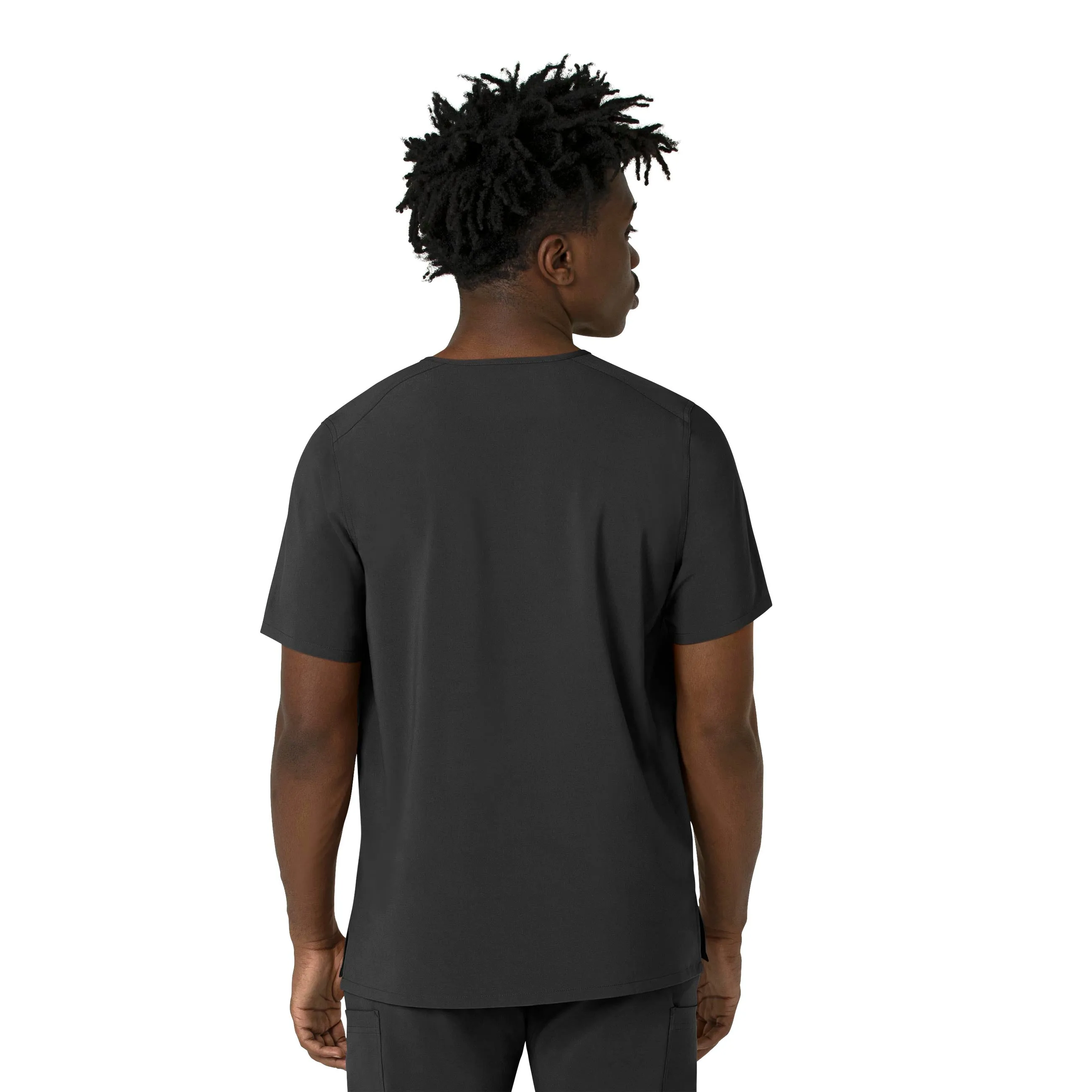 Carhartt Force Cross-Flex Men's V-Neck Scrub Top - Black