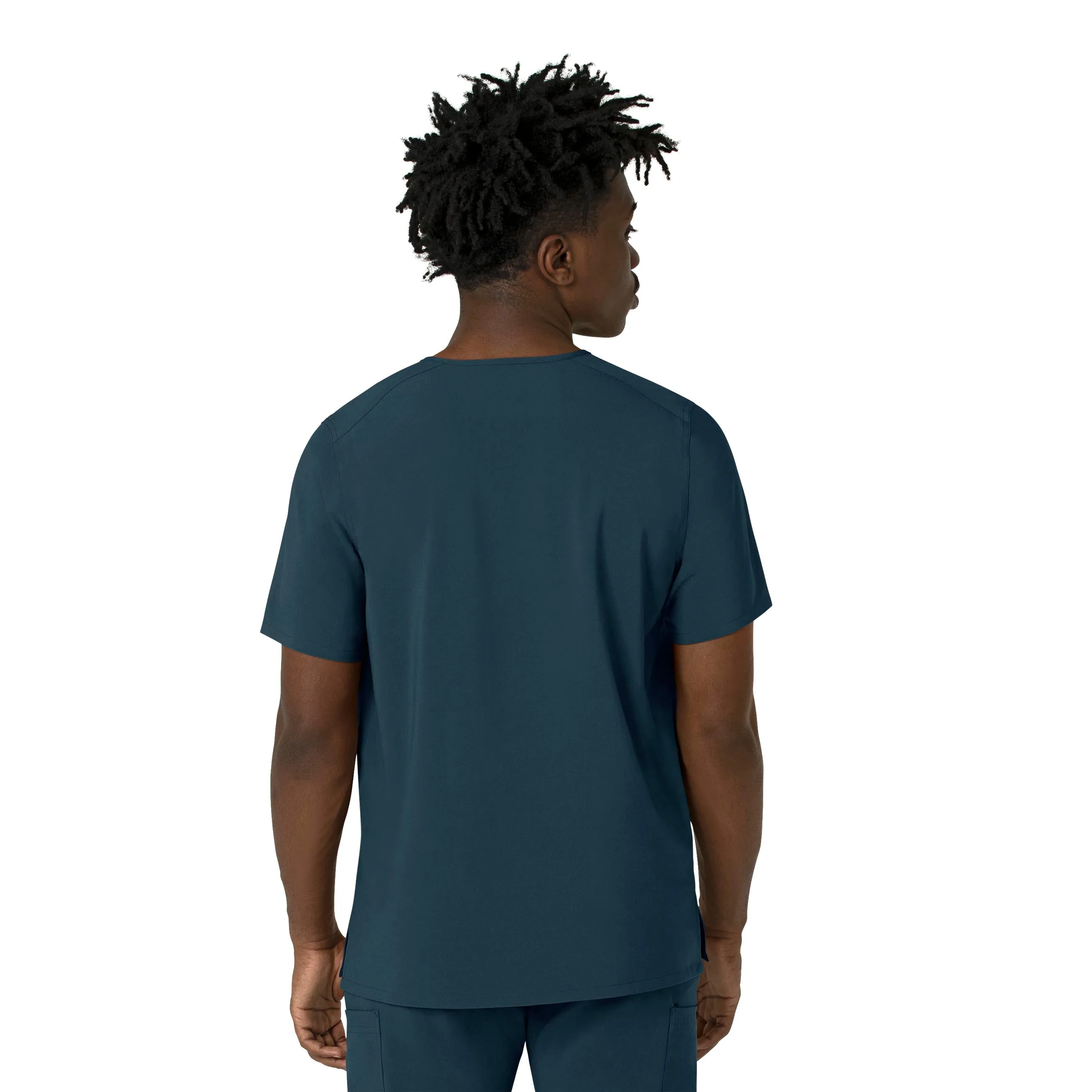 Carhartt Force Cross-Flex Men's V-Neck Scrub Top - Navy