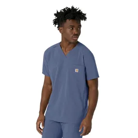 Carhartt Force Cross-Flex Men's V-Neck Scrub Top - Riverside