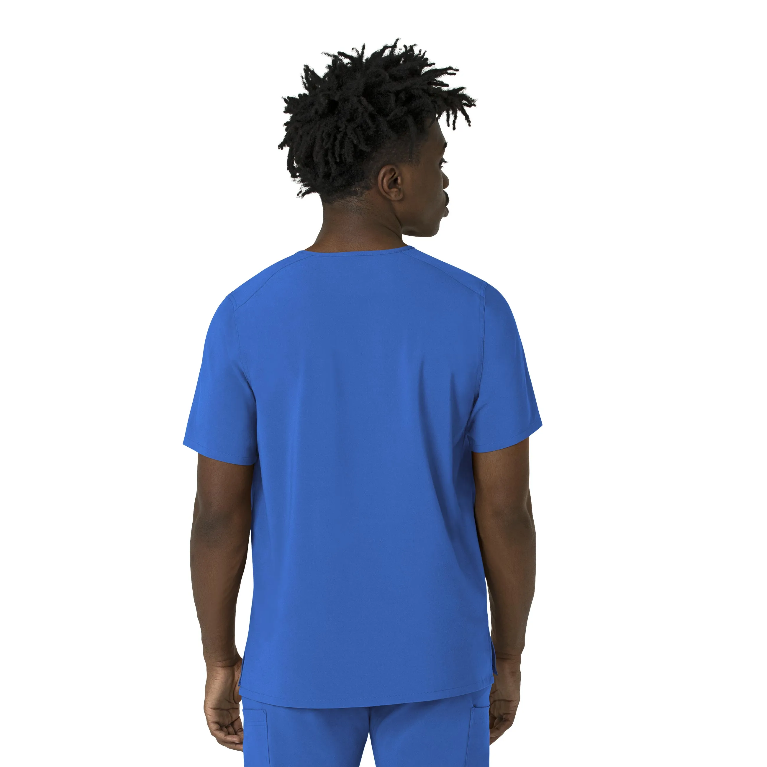 Carhartt Force Cross-Flex Men's V-Neck Scrub Top - Royal