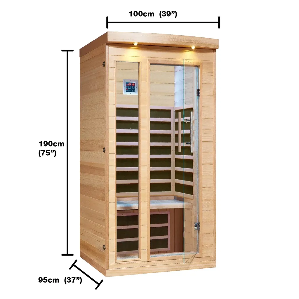 Chilliwack Far Infrared Sauna W101.5 x D96.5 x H190.5cm