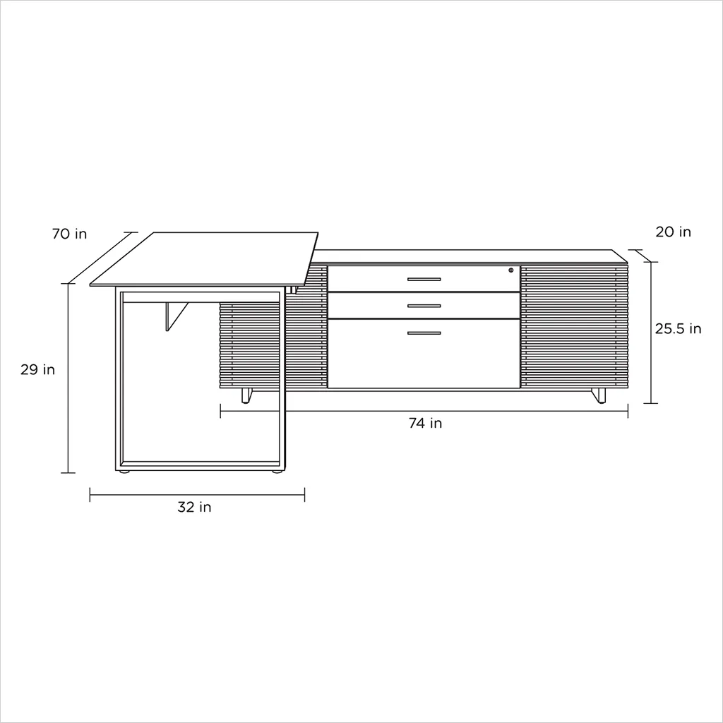 Corridor Office - Walnut