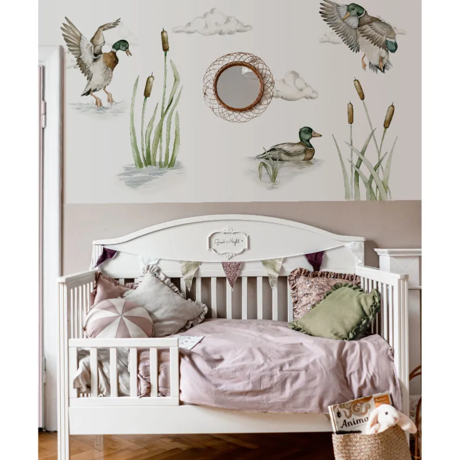 DUCKS On The Lake Wall Sticker