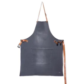 Dutchdeluxes Canvas BBQ Apron in Washed Grey