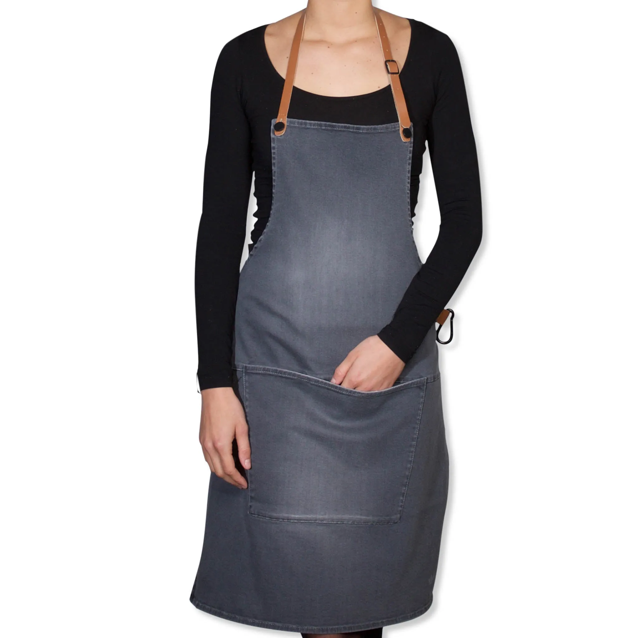 Dutchdeluxes Canvas BBQ Apron in Washed Grey