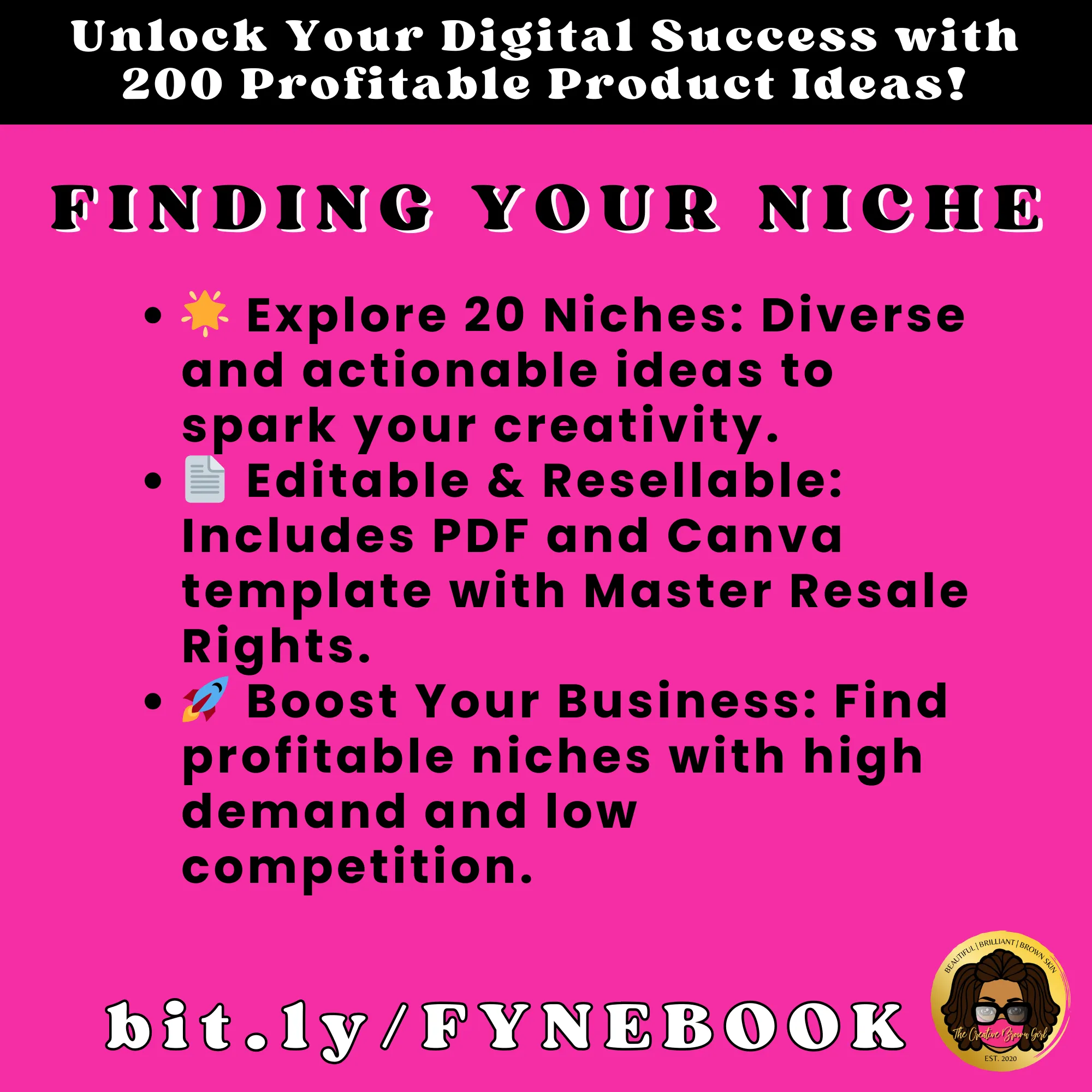 FINDING YOUR NICHE: 200 DIGITAL PRODUCT IDEAS EBOOK AND WORKBOOK MRR | 100% RESELL RIGHTS