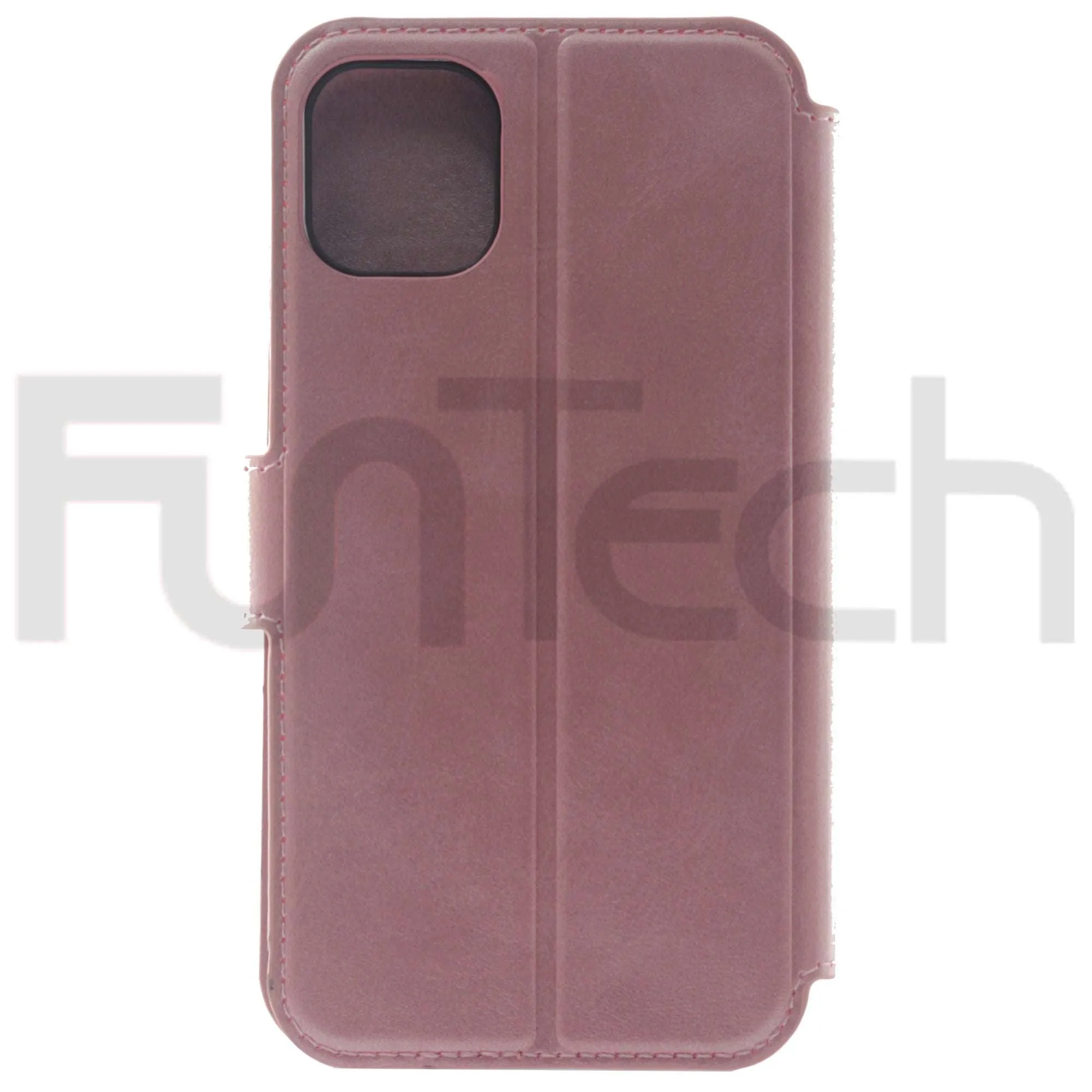 For Apple iPhone 11 Case, Leather Wallet Case, Color Pink.