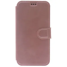 For Apple iPhone 11 Case, Leather Wallet Case, Color Pink.